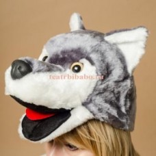 Карнавальная шапка Волк